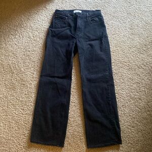 Abercrombie black 90s relaxed jeans